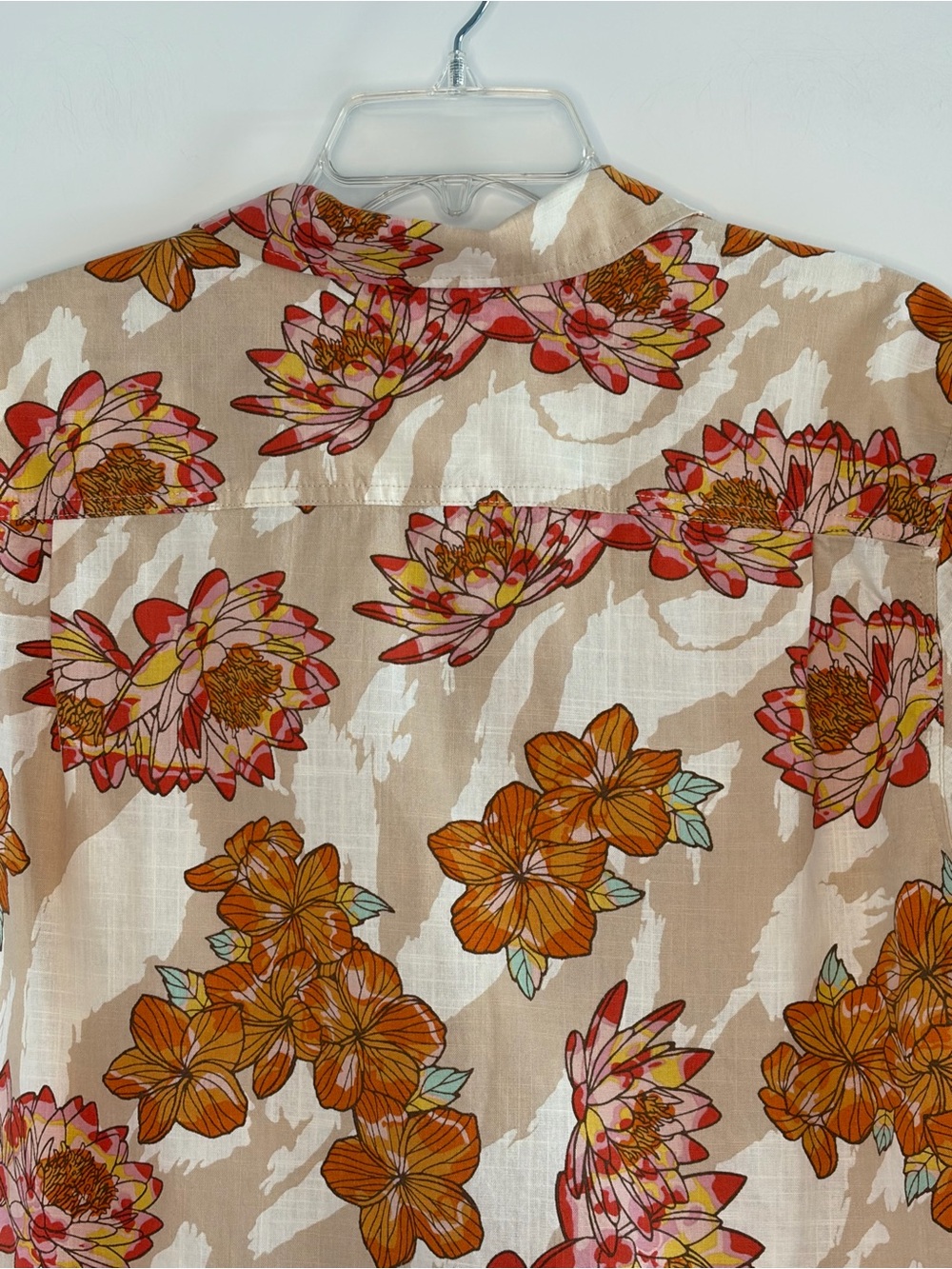 Reef Men’s Tafford Short Sleeve 1 Pocket Camp Shirt Button Up Cotton Size M - Picture 9 of 14